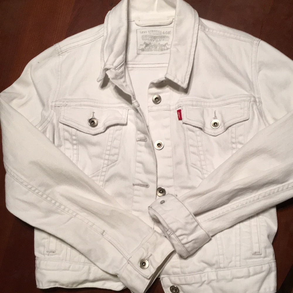 White Levi's Denim Jacket